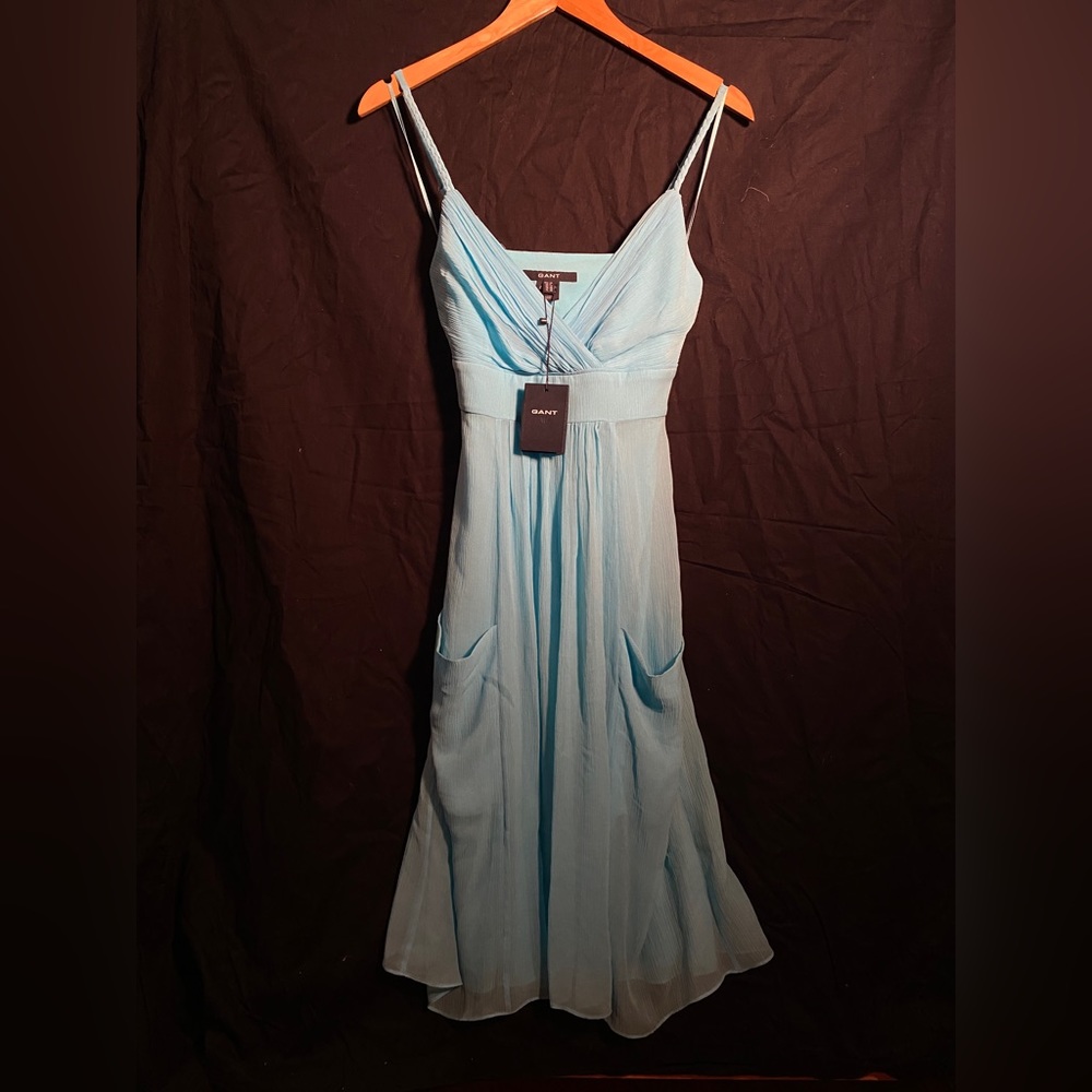 Silk midi dress